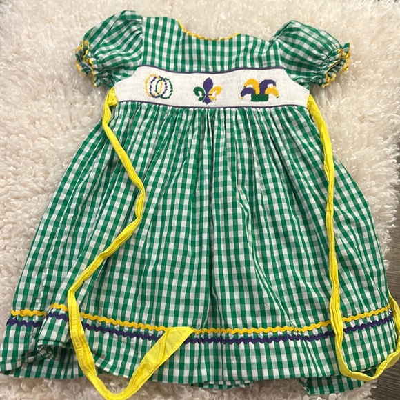Little girl Mardi Gras dress - Picture 1 of 2